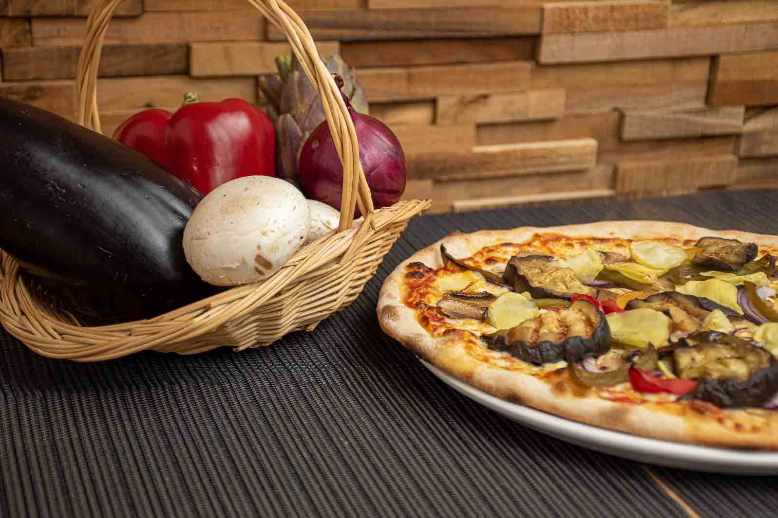 Photo Pizza Végétarienne